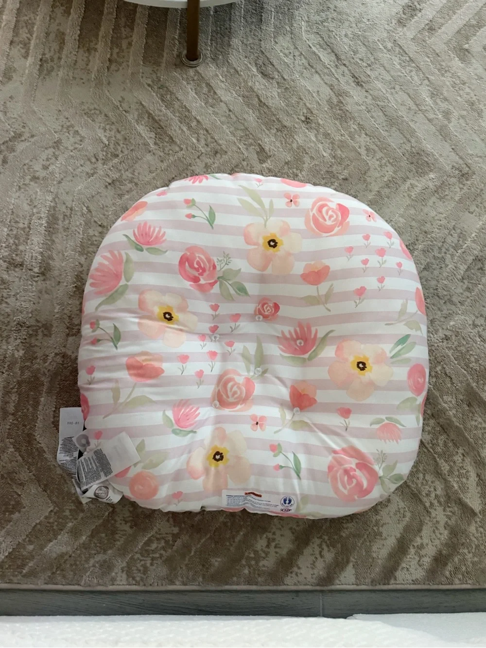Floral Pink Nursery Pillow - Kids Accessories